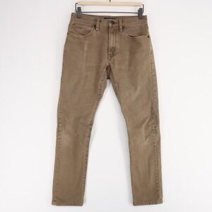 Proof Rover Pants Mens 28x30 Brown Slim Fit Stretch Canvas Huckberry Work Wear